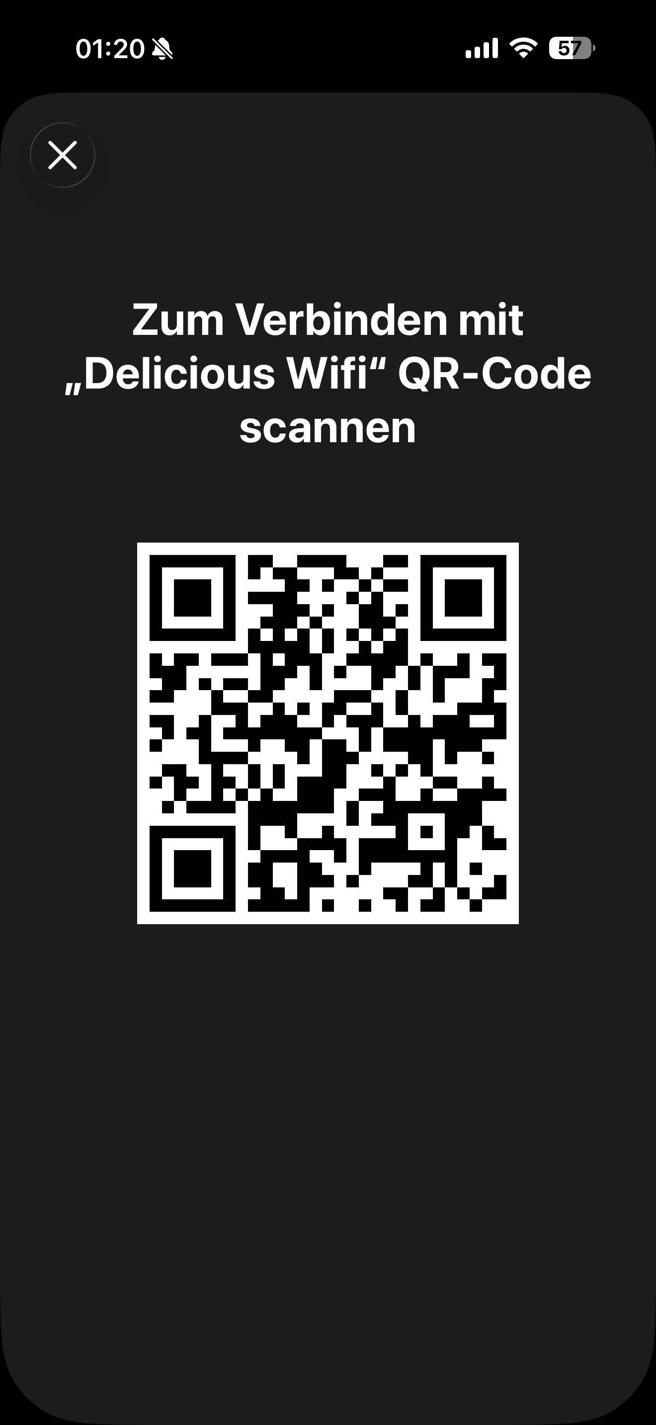 QR-Code zum Scannen